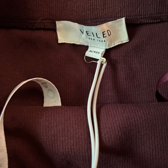 Veiled Ribbed Maxi Skirt M - Picture 4 of 5